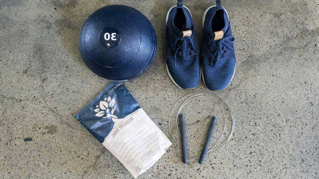 Quick home workout background